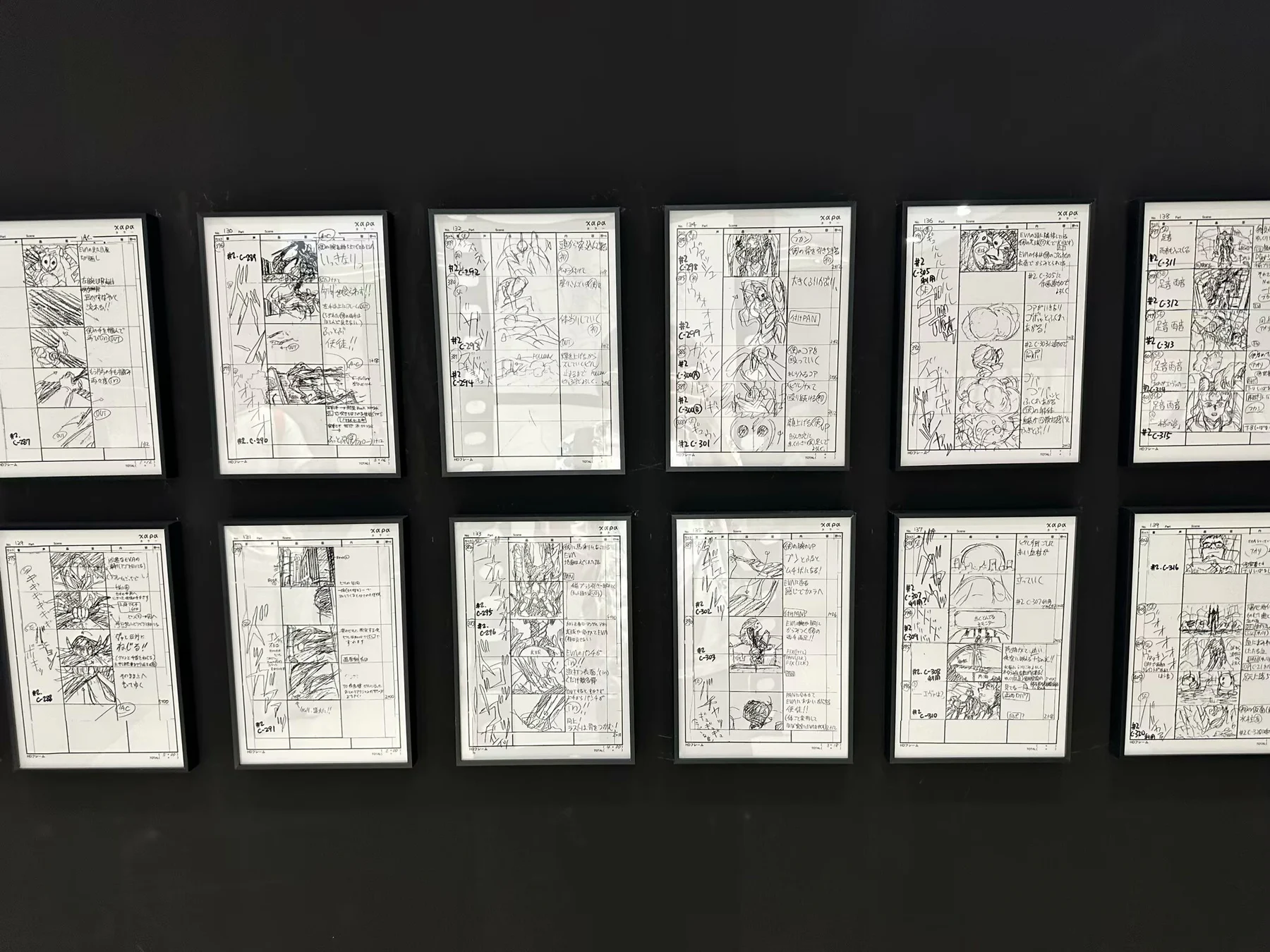 部分原画和画师作品展出,终部分不给拍 里面竟然大半分镜我...的配图 2